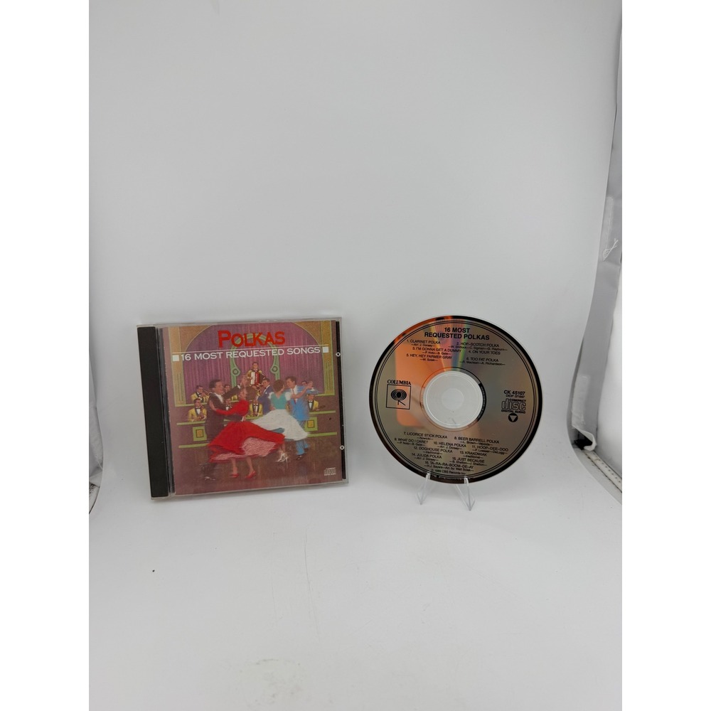 16 Most Requested Polkas CD Columbia CK 45107 Frankie Yankovic Jimmy Dorsey 1989